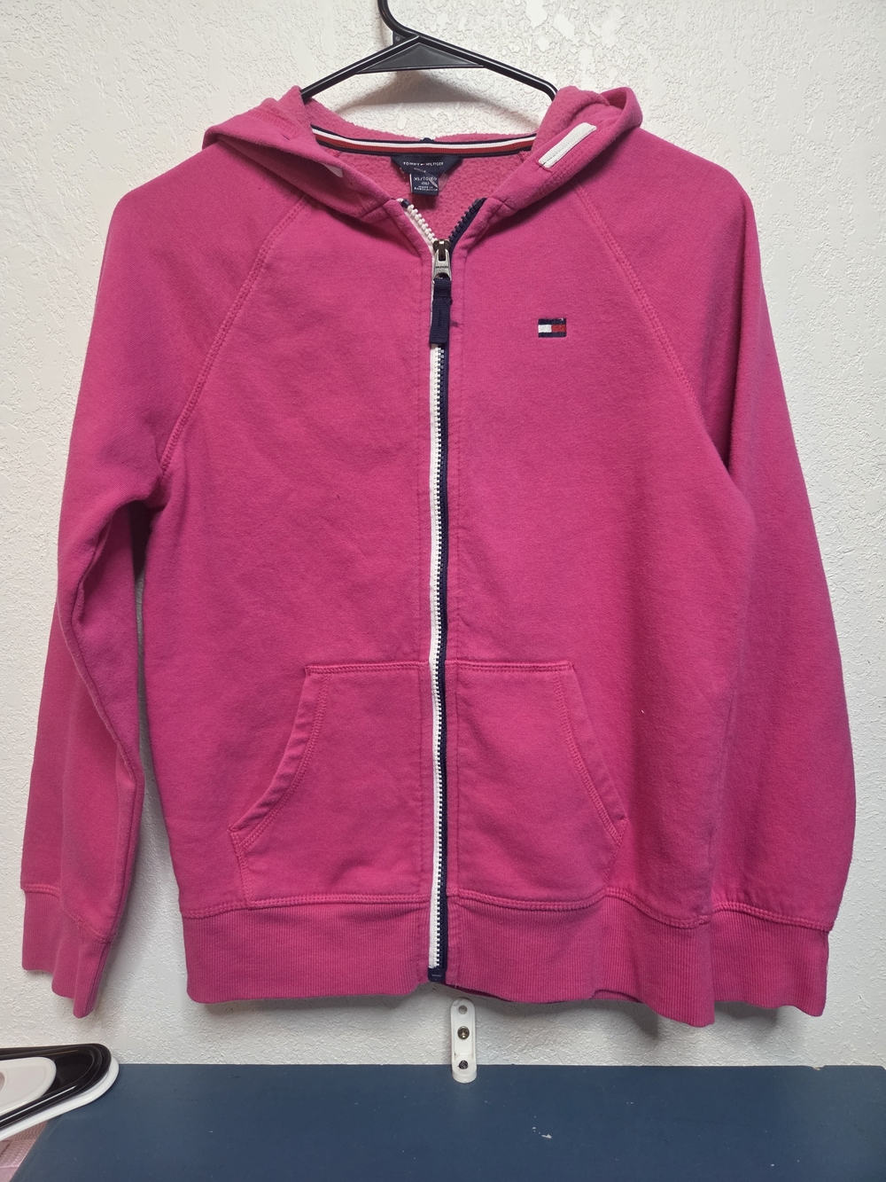 Tommy Hilfiger Hot Pink Full-Zip Hoodie